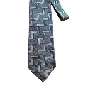 Fratelli Moda 100% silk classic vintage necktie Handmade in Italy gold black